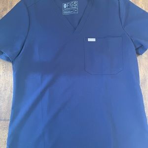 FIGS Navy Scrub Top